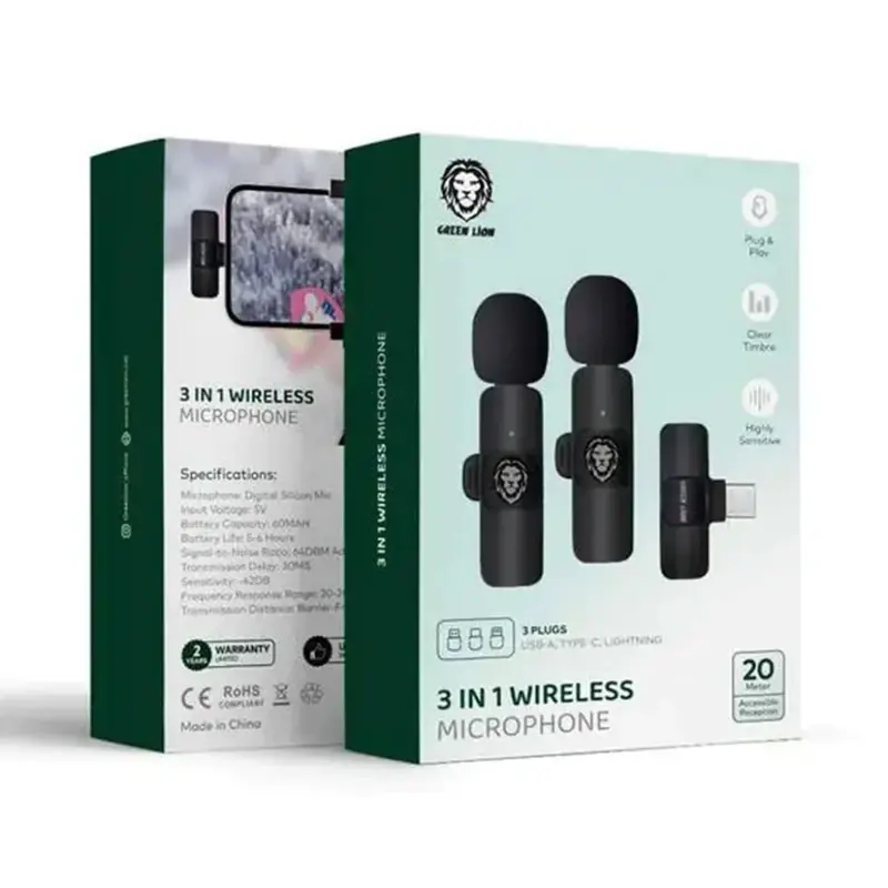 میکروفن یقه ای گرین لاین مدل DualMic